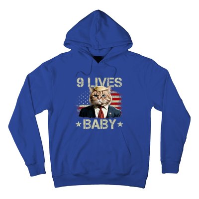 Cat Trump 9 Lives Baby Funny Trump Cat Hoodie