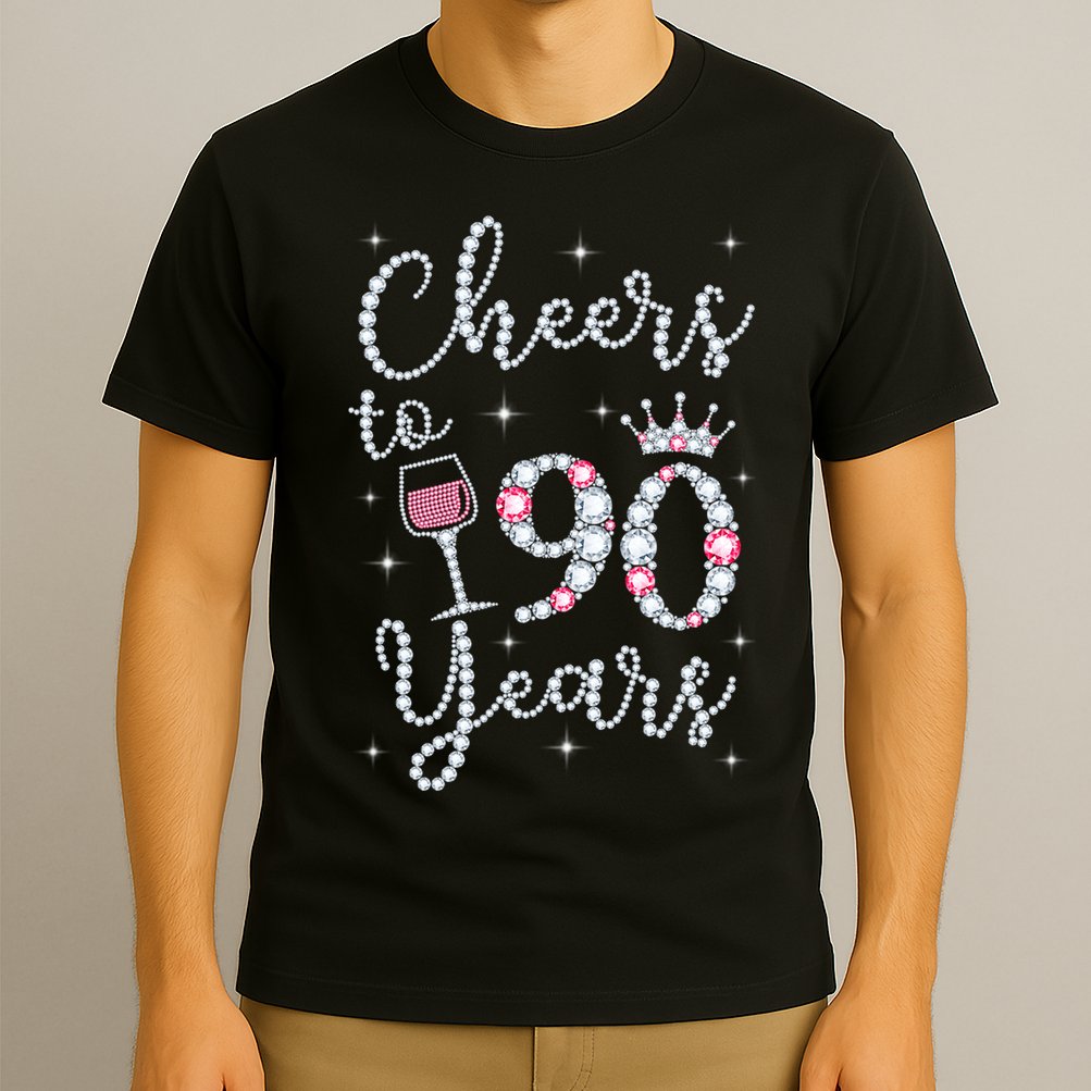 Cheers to 90 Years 1929 90Th Birthday Gift Tee For WoM.e.ns T-Shirt