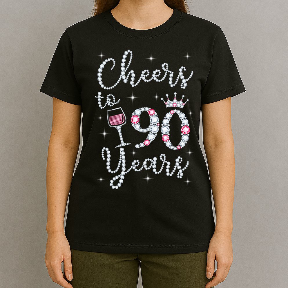 Cheers to 90 Years 1929 90Th Birthday Gift Tee For WoM.e.ns T-Shirt