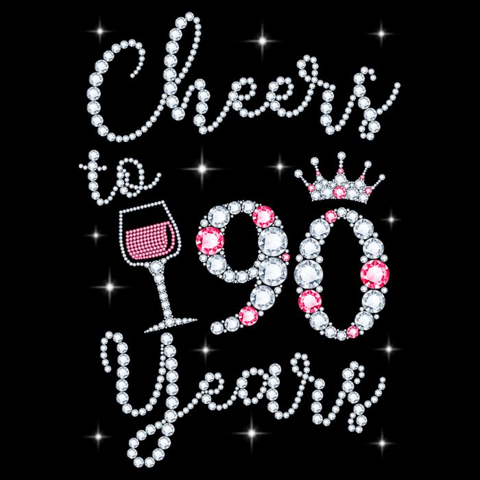 Cheers to 90 Years 1929 90Th Birthday Gift Tee For WoM.e.ns 16 in Basic Backpack