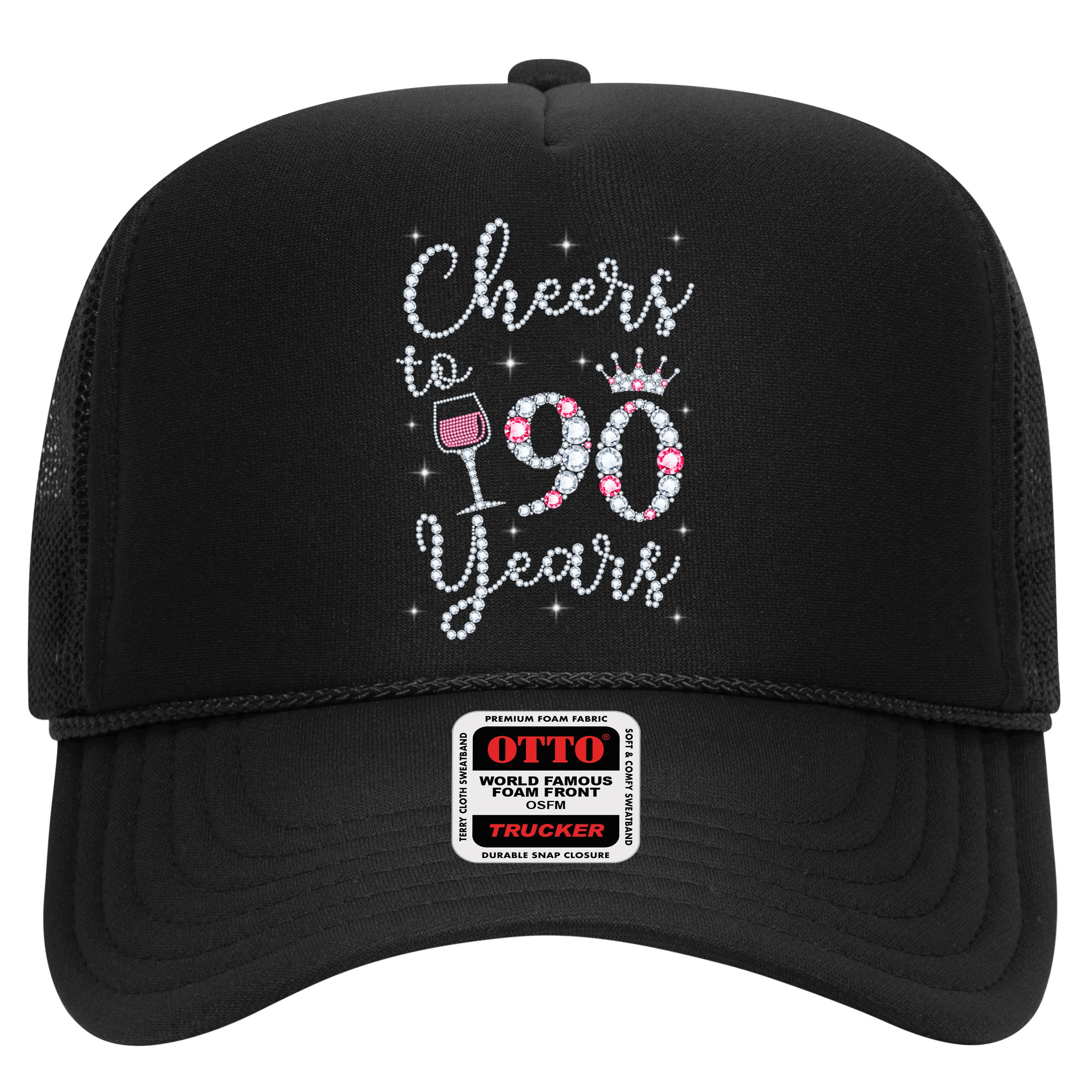 Cheers to 90 Years 1929 90Th Birthday Gift Tee For WoM.e.ns Hat