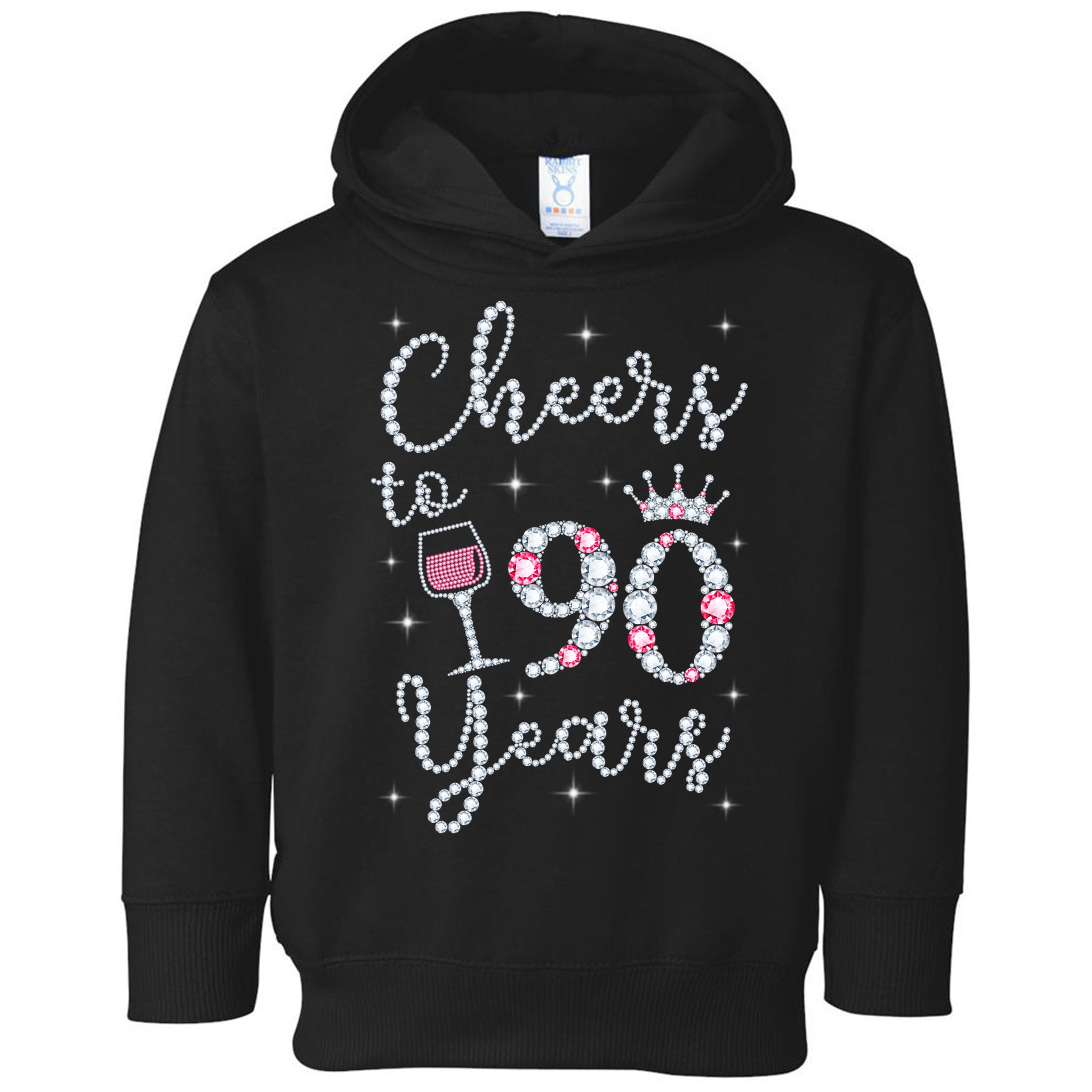 Cheers to 90 Years 1929 90Th Birthday Gift Tee For WoM.e.ns Toddler Hoodie