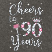 Cheers to 90 Years 1929 90Th Birthday Gift Tee For WoM.e.ns Cotton Canvas Backpack