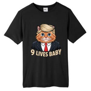 Cat Trump 9 Lives Baby Tall Fusion ChromaSoft Performance T-Shirt