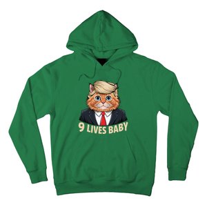 Cat Trump 9 Lives Baby Hoodie