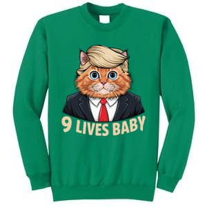 Cat Trump 9 Lives Baby Sweatshirt