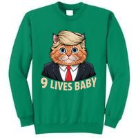 Cat Trump 9 Lives Baby Sweatshirt