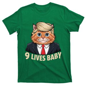 Cat Trump 9 Lives Baby T-Shirt