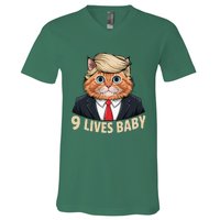 Cat Trump 9 Lives Baby V-Neck T-Shirt