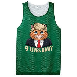 Cat Trump 9 Lives Baby Mesh Reversible Basketball Jersey Tank