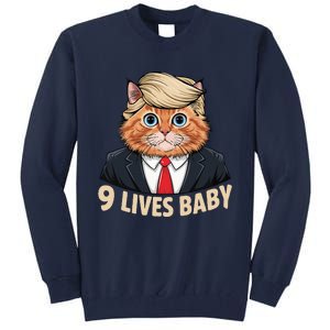 Cat Trump 9 Lives Baby Tall Sweatshirt