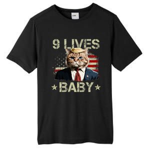 Cat Trump 9 Lives Baby Trump Cat 9 Lives Baby Tall Fusion ChromaSoft Performance T-Shirt