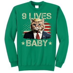 Cat Trump 9 Lives Baby Trump Cat 9 Lives Baby Sweatshirt