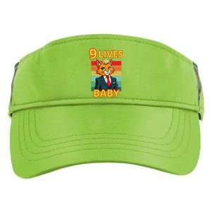 Cat Trump 9 Lives Baby Funny Trump Cat Adult Drive Performance Visor