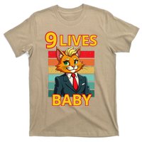 Cat Trump 9 Lives Baby Funny Trump Cat T-Shirt