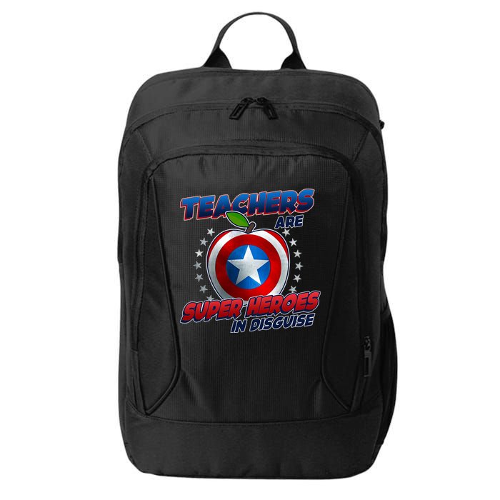 Cool Teachers Are Super Heroes In Disguise City Backpack