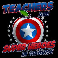 Cool Teachers Are Super Heroes In Disguise Backpack