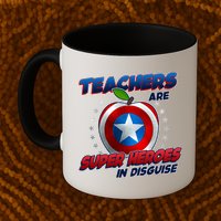 Cool Teachers Are Super Heroes In Disguise Mug