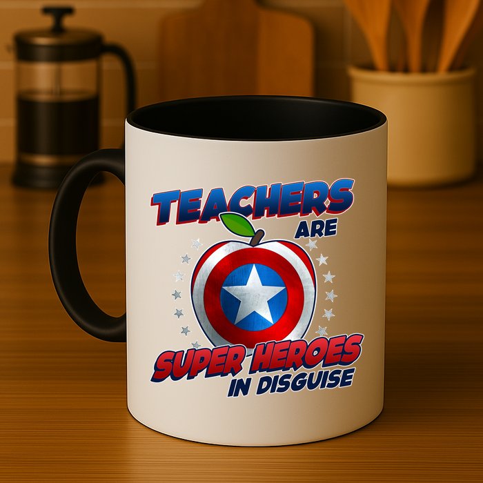 Cool Teachers Are Super Heroes In Disguise Mug