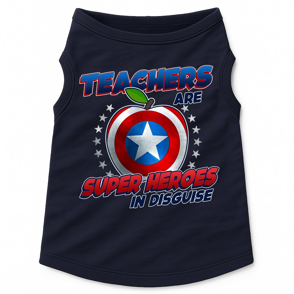 Cool Teachers Are Super Heroes In Disguise Doggie Tank