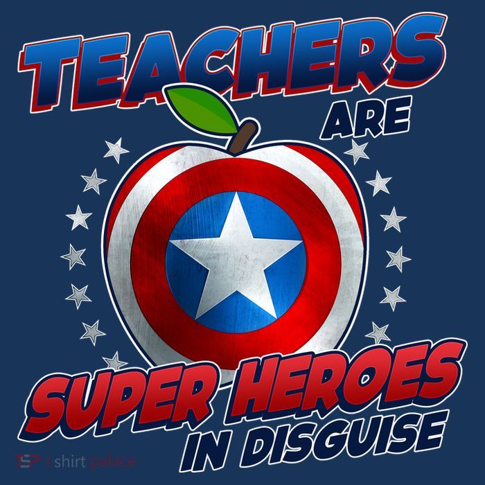 Cool Teachers Are Super Heroes In Disguise Tall T-Shirt
