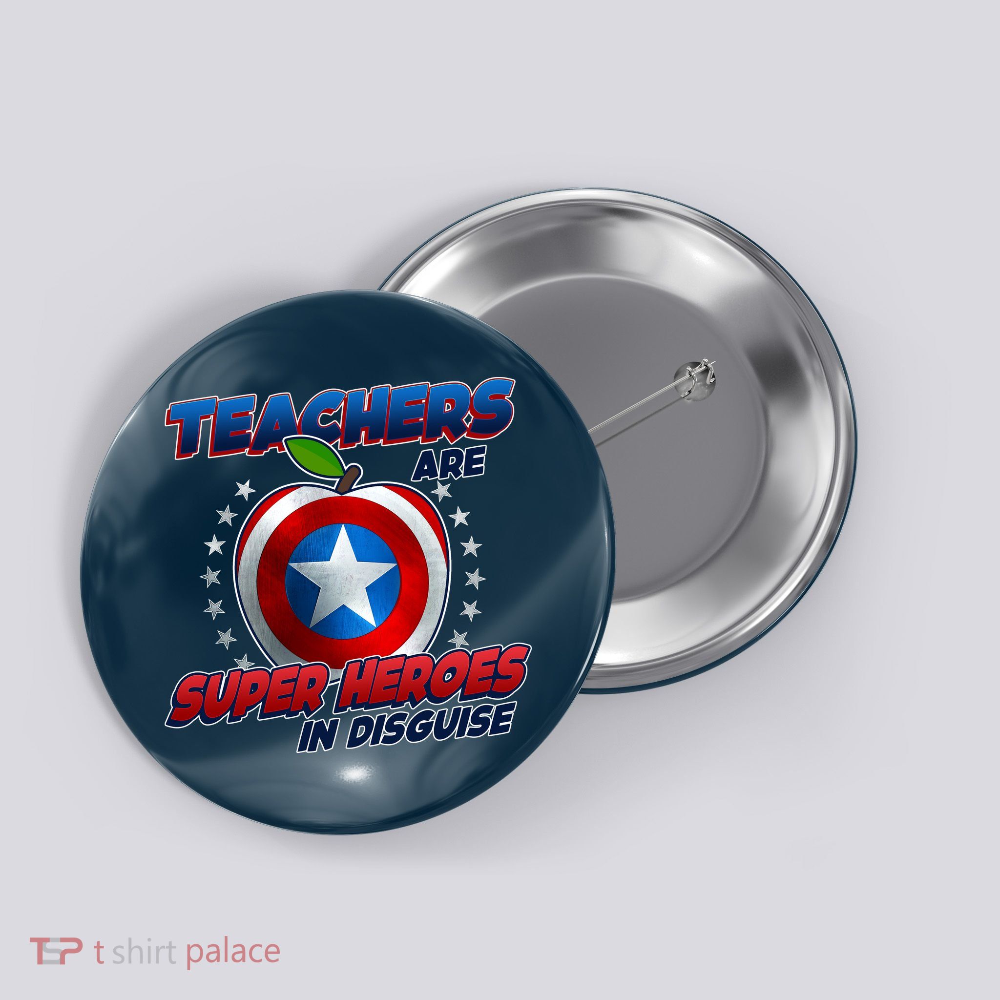 Cool Teachers Are Super Heroes In Disguise Button