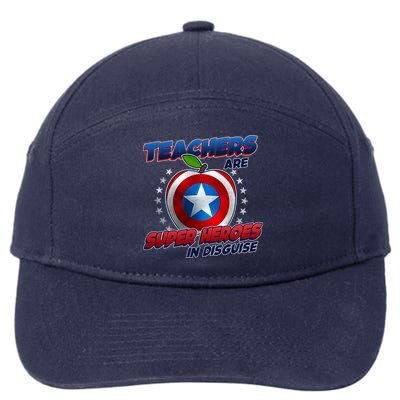 Cool Teachers Are Super Heroes In Disguise 7-Panel Snapback Hat