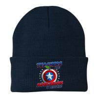 Cool Teachers Are Super Heroes In Disguise Knit Cap Winter Beanie