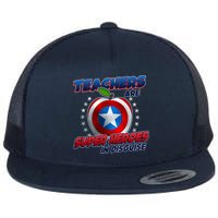 Cool Teachers Are Super Heroes In Disguise Flatbill Hat