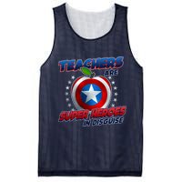 Cool Teachers Are Super Heroes In Disguise Mesh Reversible Basketball Jersey Tank