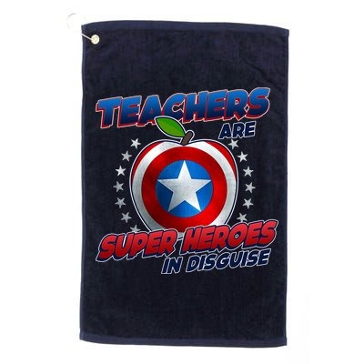 Cool Teachers Are Super Heroes In Disguise Golf Towel