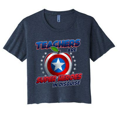 Cool Teachers Are Super Heroes In Disguise Crop Top