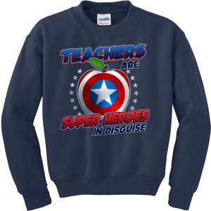 Cool Teachers Are Super Heroes In Disguise Kids Sweatshirt