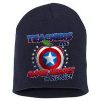 Cool Teachers Are Super Heroes In Disguise Short Acrylic Beanie