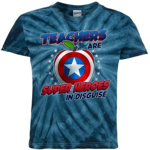 Cool Teachers Are Super Heroes In Disguise Kids Tie-Dye T-Shirt