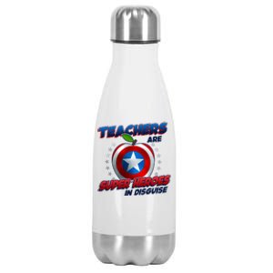 Cool Teachers Are Super Heroes In Disguise Stainless Steel Insulated Water Bottle