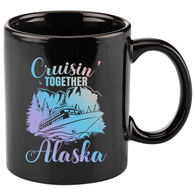 Cruisin' Together Alaska Alaskan Wilderness Great Gift 11oz C Handle Ceramic Mug