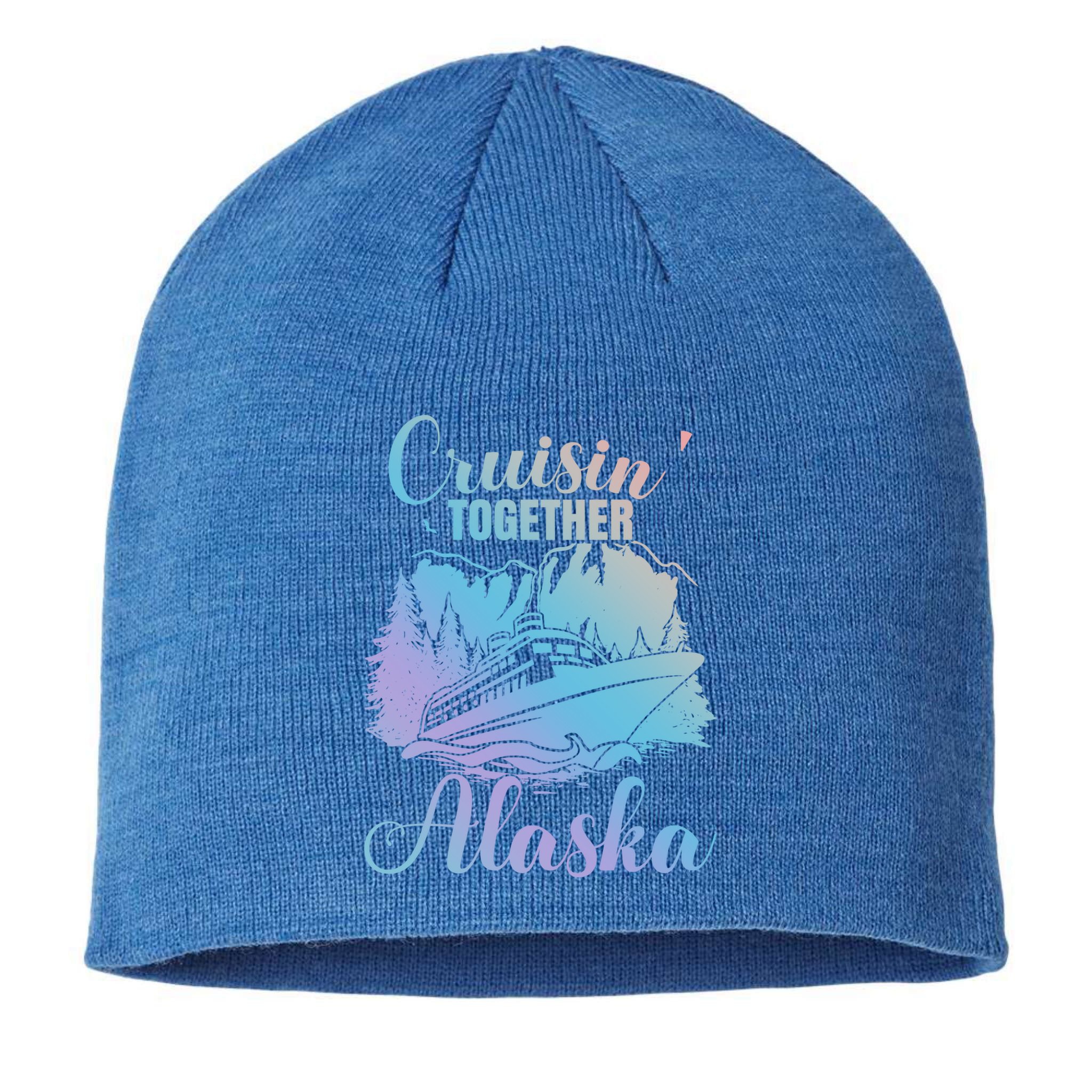 Cruisin' Together Alaska Alaskan Wilderness Great Gift Sustainable Beanie