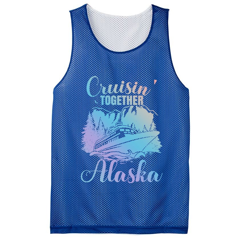 Cruisin' Together Alaska Alaskan Wilderness Great Gift Mesh Reversible Basketball Jersey Tank