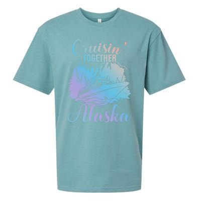 Cruisin' Together Alaska Alaskan Wilderness Great Gift Sueded Cloud Jersey T-Shirt