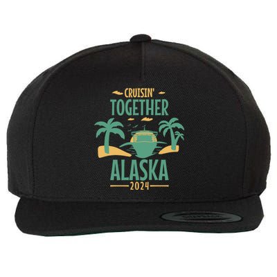 Cruisin' Together Alaska 2024 Alaskan Cruising Trip 2024 Gift Wool Snapback Cap