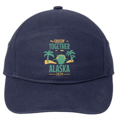 Cruisin' Together Alaska 2024 Alaskan Cruising Trip 2024 Gift 7-Panel Snapback Hat