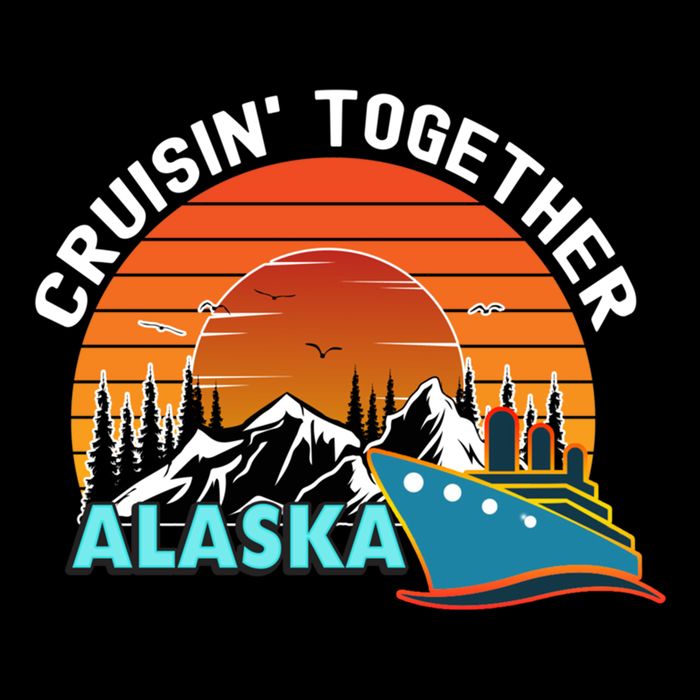 Cruisin' Together Alaska Couples Family Friends Matching Great Gift Bucket Hat