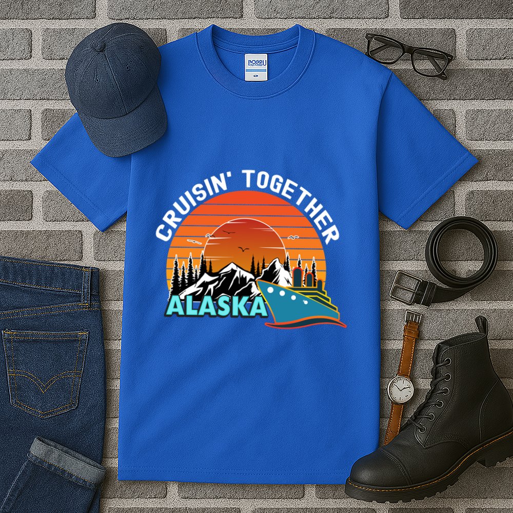 Cruisin' Together Alaska Couples Family Friends Matching Great Gift Tall T-Shirt