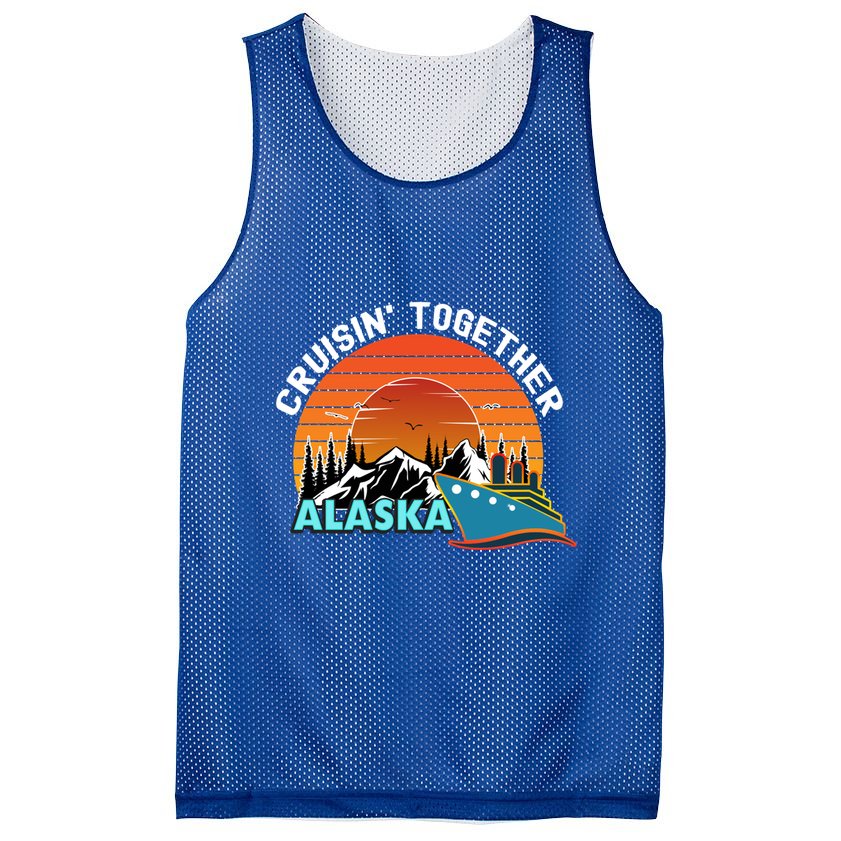 Cruisin' Together Alaska Couples Family Friends Matching Great Gift Mesh Reversible Basketball Jersey Tank