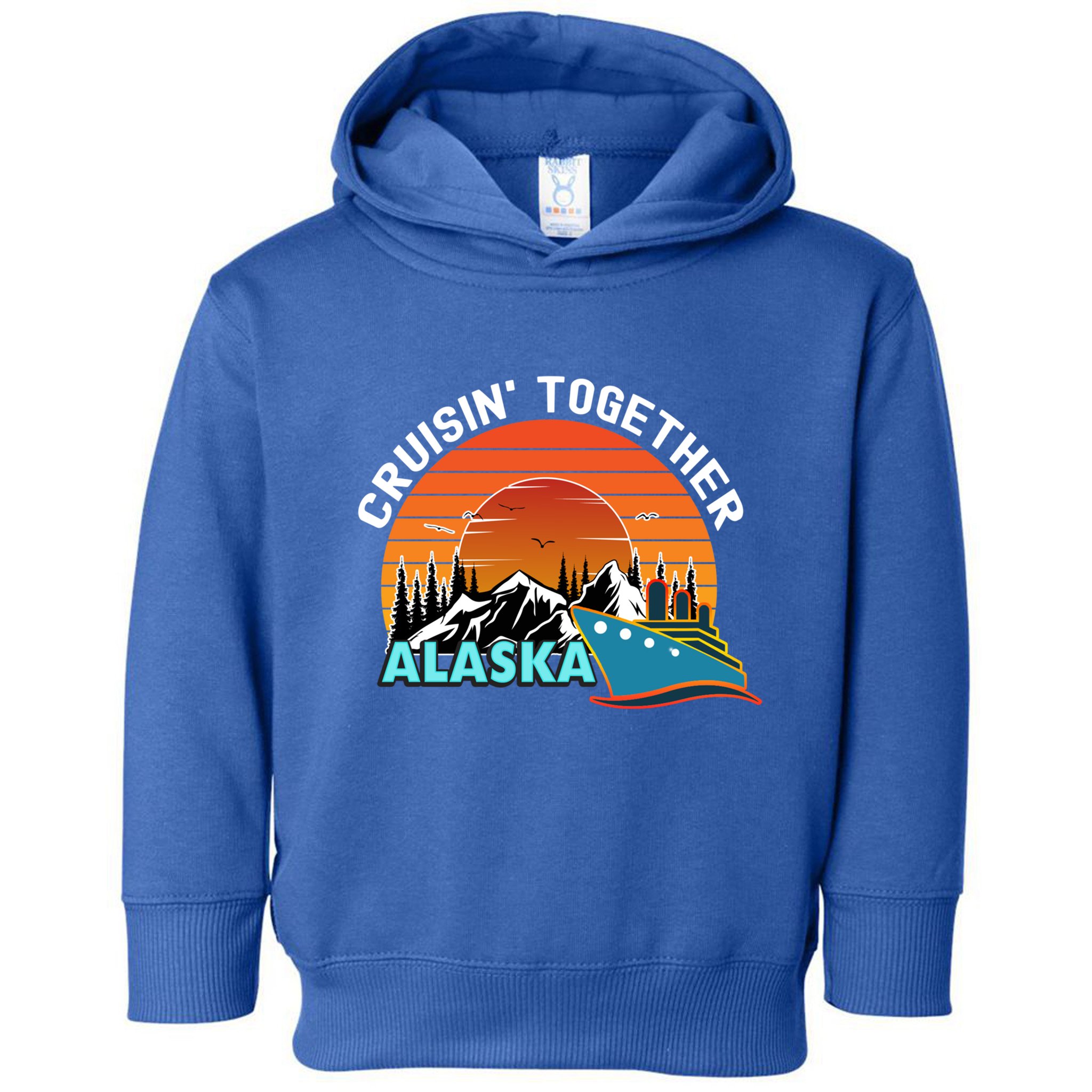 Cruisin' Together Alaska Couples Family Friends Matching Great Gift Toddler Hoodie