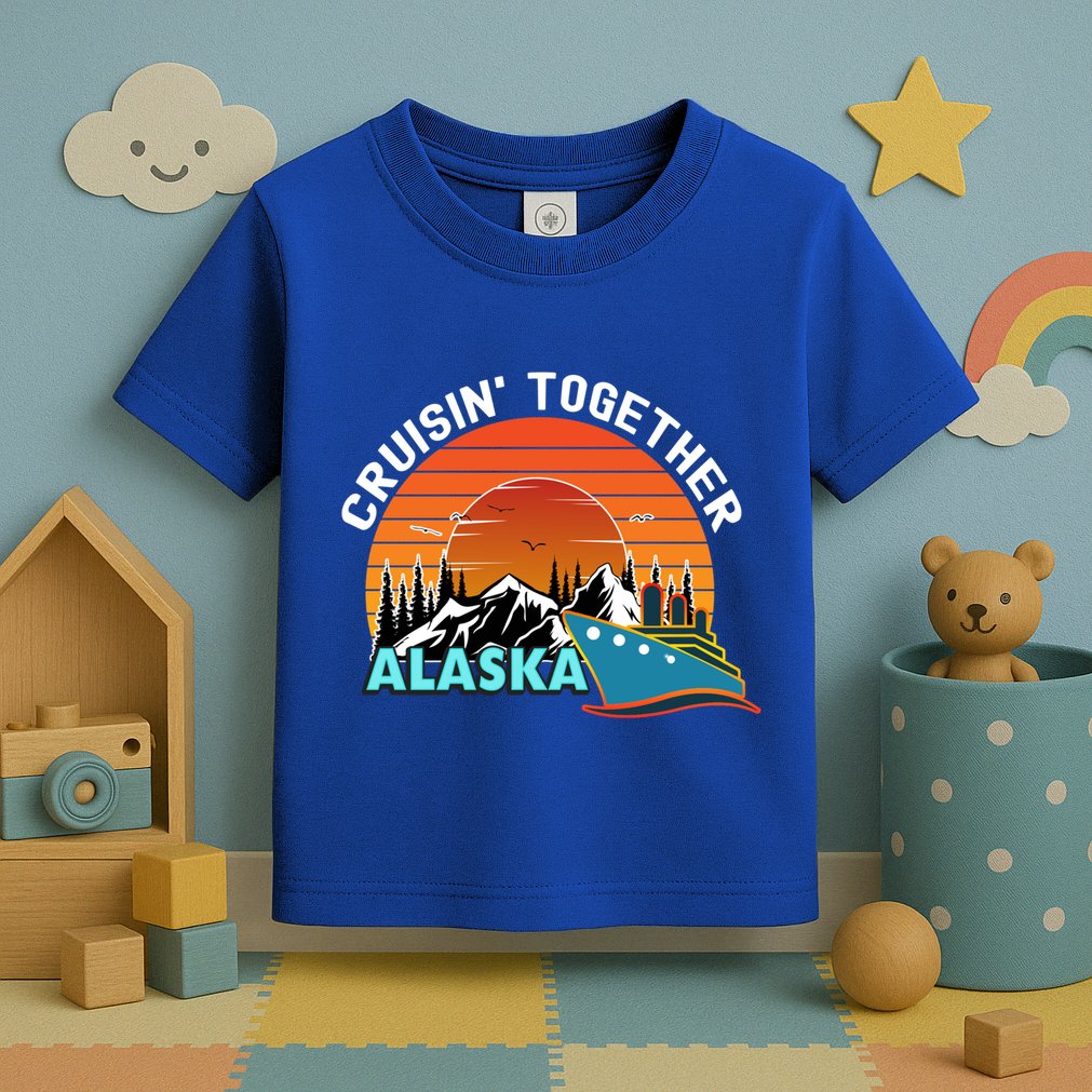 Cruisin' Together Alaska Couples Family Friends Matching Great Gift Toddler T-Shirt