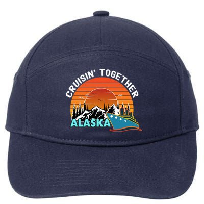 Cruisin' Together Alaska Couples Family Friends Matching Great Gift 7-Panel Snapback Hat