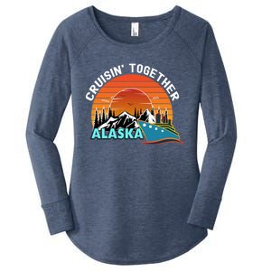 Cruisin' Together Alaska Couples Family Friends Matching Great Gift Women's Perfect Tri Tunic Long Sleeve Shirt