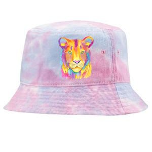 Colorful Tiger Art Cool Gift Tie-Dyed Bucket Hat